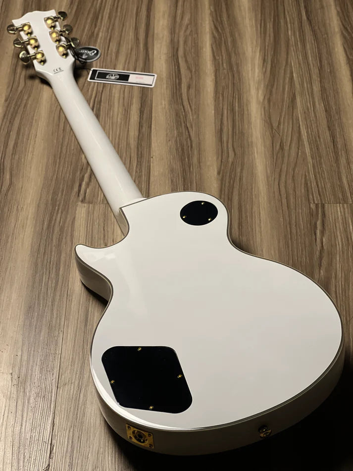 Soloking SLC60 in Alpine White with Gold Hardware