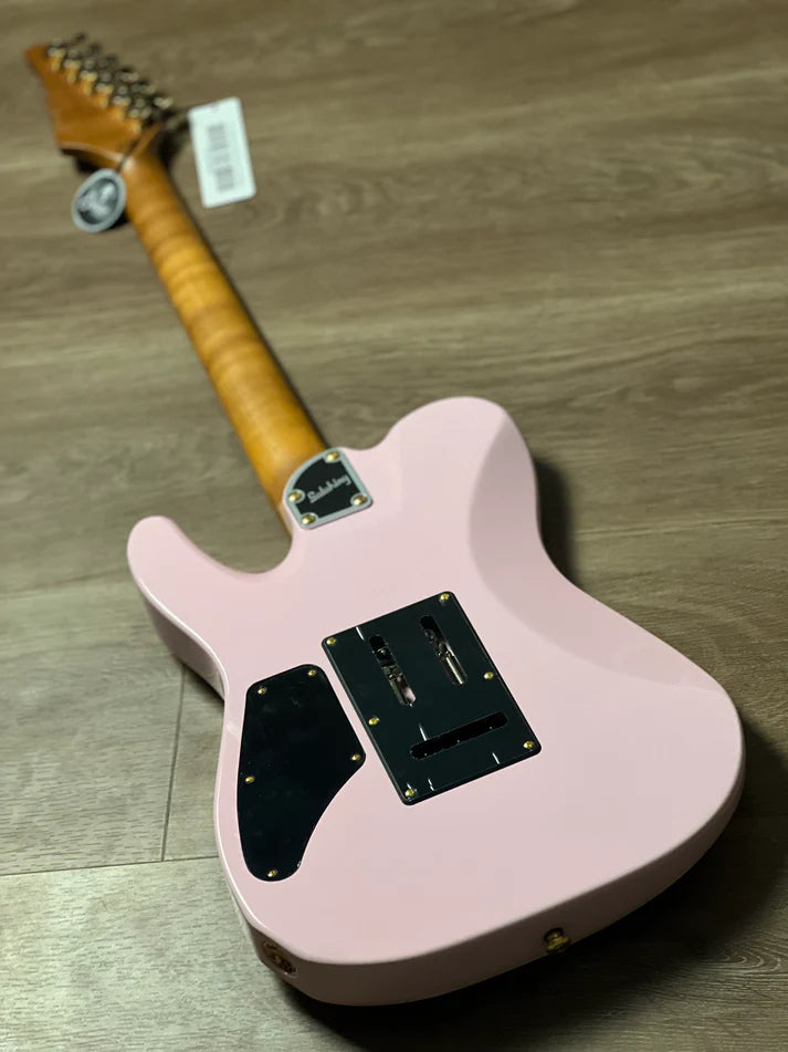 Soloking MT-1 Deluxe 22 HSS in Shell Pink with Gold Hardware Nafiri Special Run JESCAR
