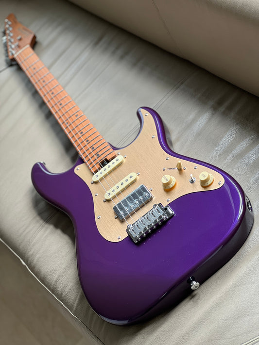 Soloking MS-11 Classic MKII with Roasted Maple FB in Purple Metallic Nafiri Special Run
