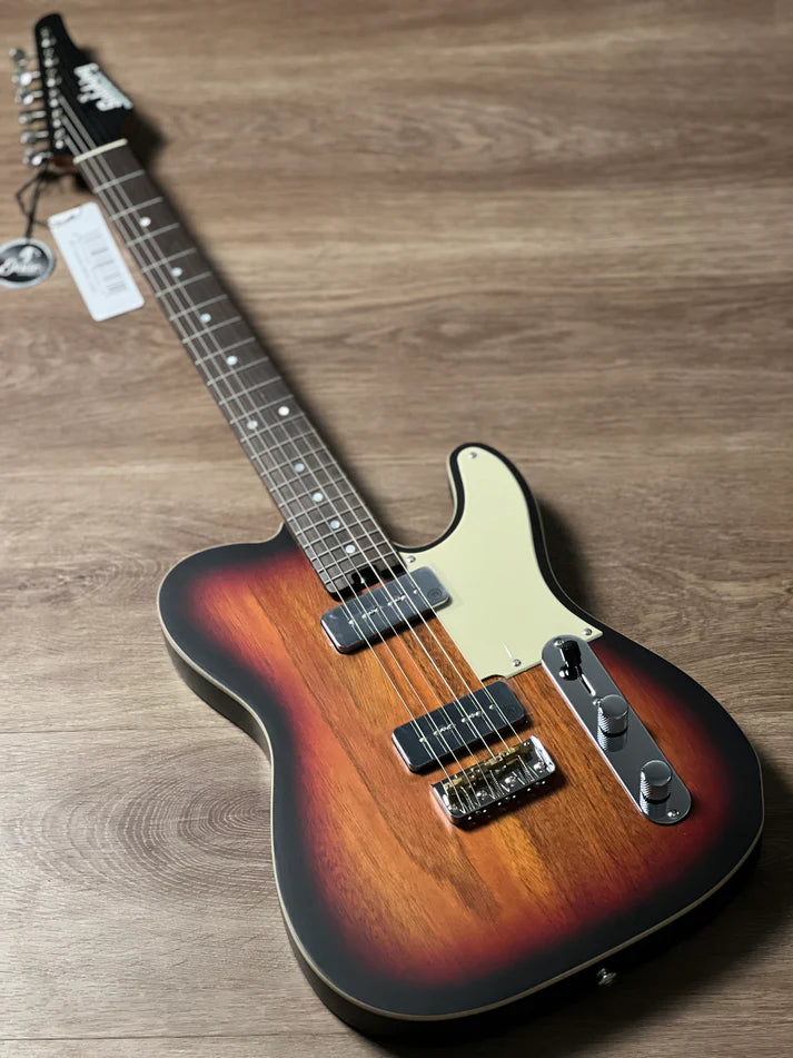 Soloking MT-1 Deluxe P90 in 3-Tone Sunburst
