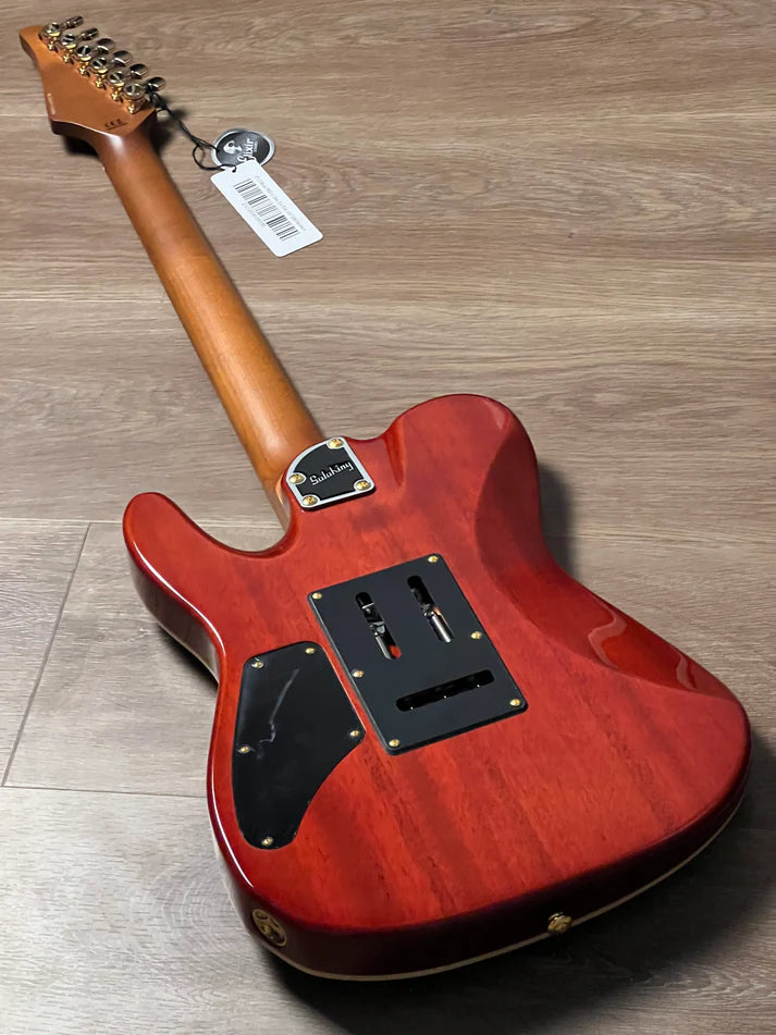 Soloking MT-1 Deluxe FM24 in Deep Sea Blue with Gold Hardware Nafiri Special Run JESCAR
