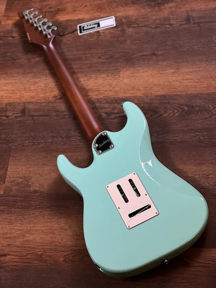 Soloking MS-11 Classic MKII with Rosewood FB in Seafoam Green