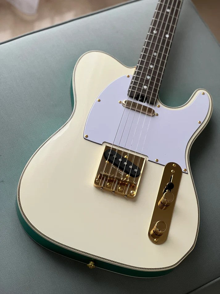 Soloking MT-1G Elite in Vintage White / Sparkle Green with Gold Hardware 2025 Limited Edition