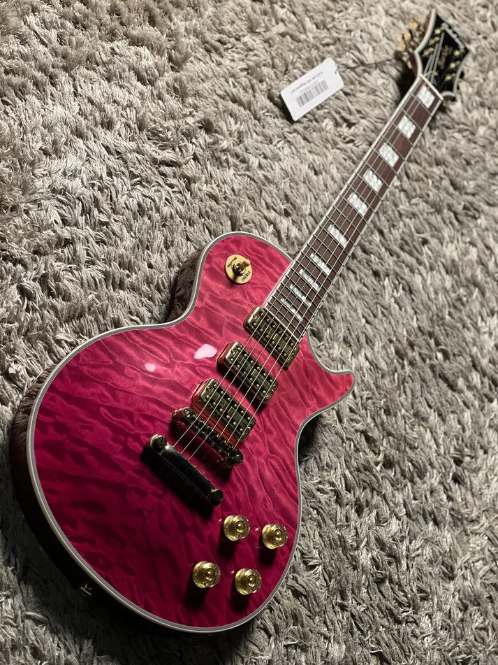 Soloking SLS50QM T3 with 5A Quilt Top in Magenta Surf