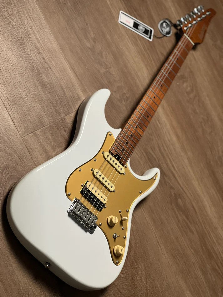 Soloking MS-1 Classic MKII in Olympic White with Roasted Maple FB Nafiri Special Run