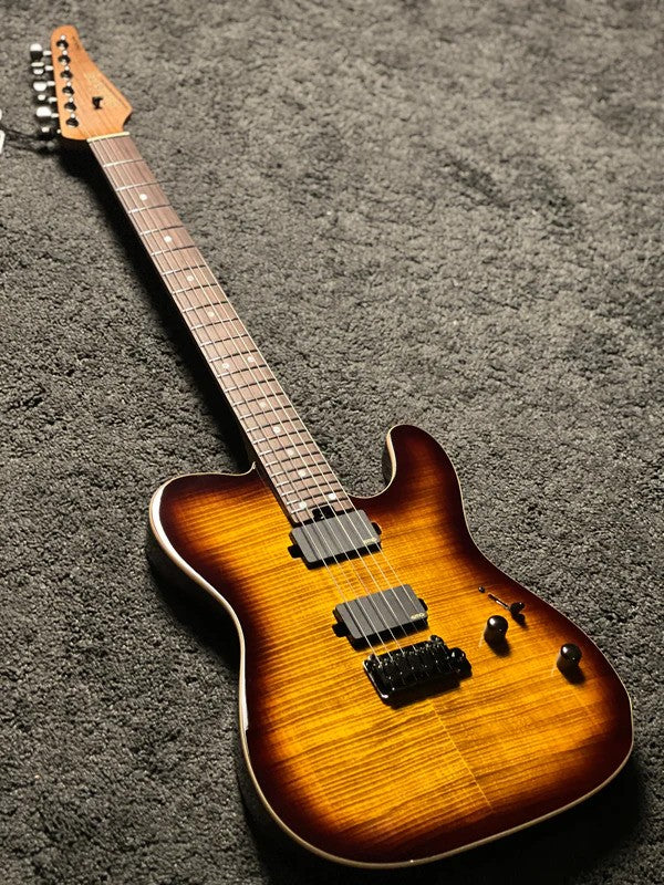 Soloking MT-1 FM 24 Deluxe MKII MOD with EMG 85/85 in Bengal Burst
