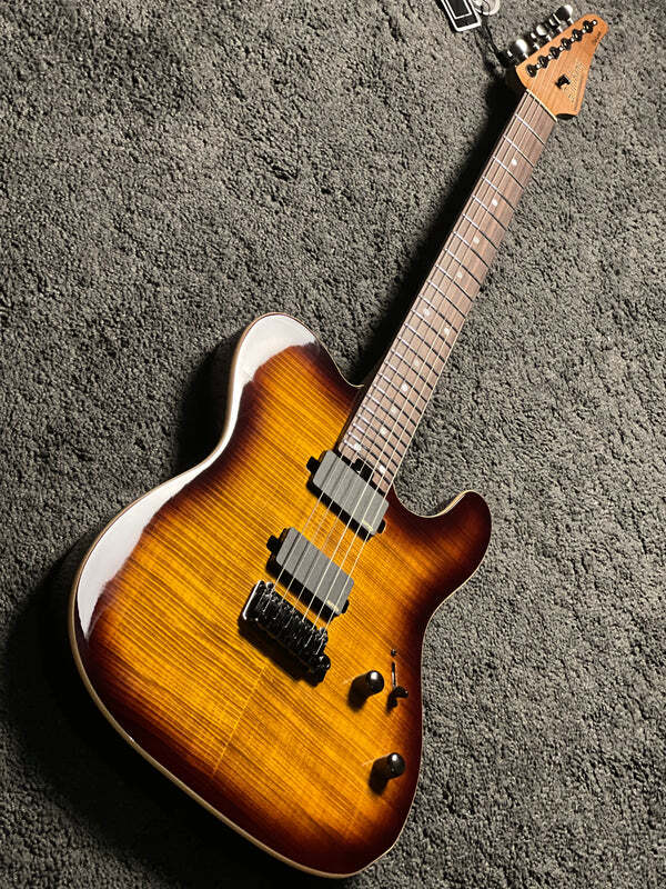 Soloking MT-1 FM 24 Deluxe MKII MOD with EMG 85/85 in Bengal Burst