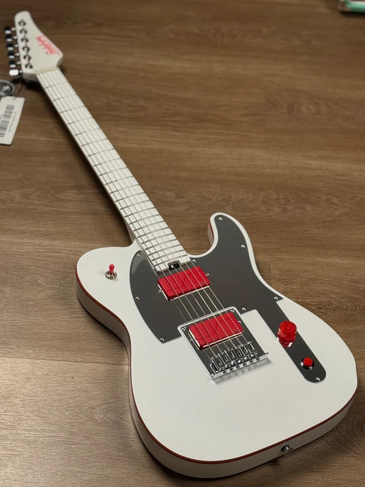 Soloking MT-1 Custom Lithography John 5 Tribute MOD in Artic White and Fishman Fluence Pickups