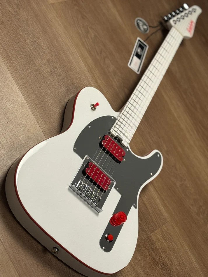 Soloking MT-1 Custom Lithography John 5 Tribute in Artic White