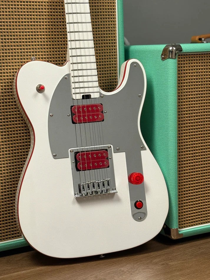 Soloking MT-1 Custom Lithography John 5 Tribute in Artic White