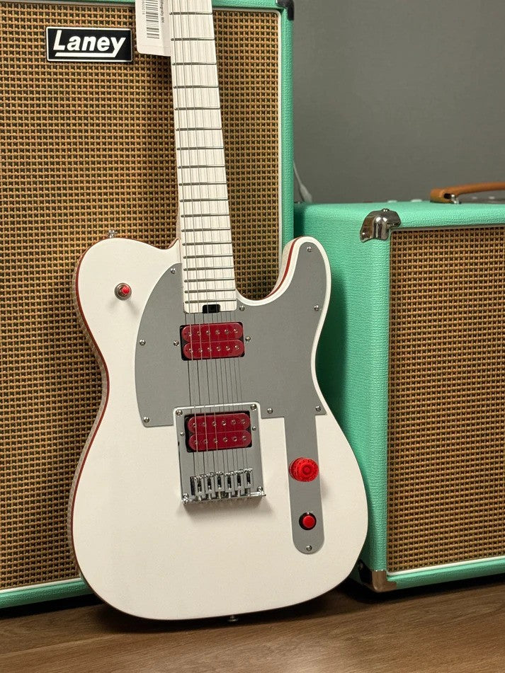 Soloking MT-1 Custom Lithography John 5 Tribute in Artic White