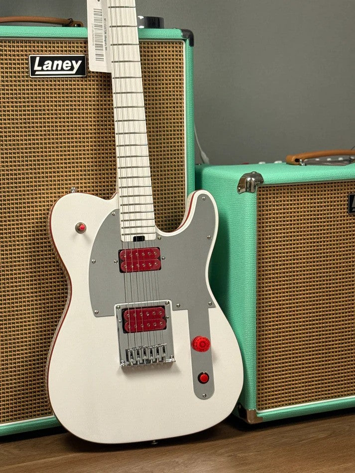 Soloking MT-1 Custom Lithography John 5 Tribute in Artic White