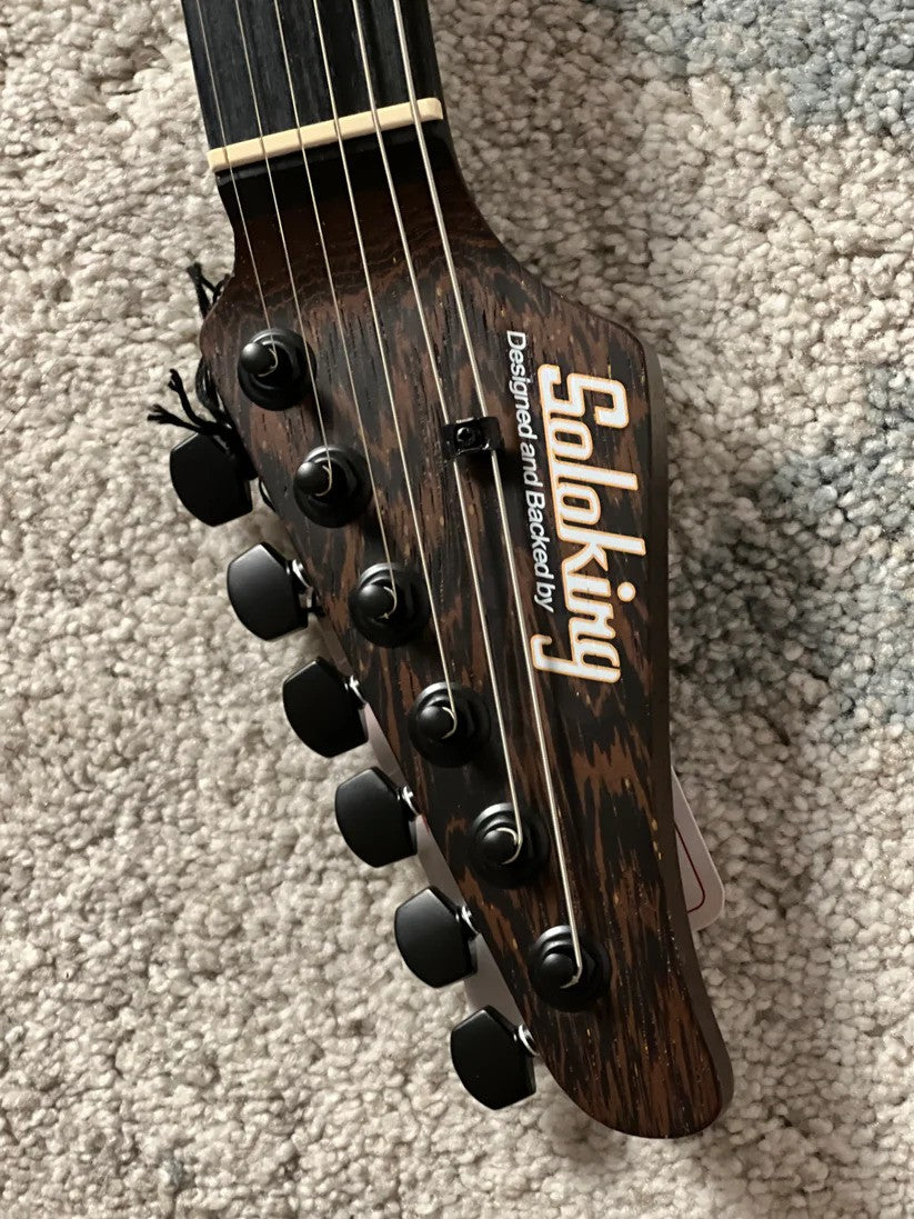 Soloking MJM-1 Custom HH with Wenge Neck in Driftwood Black