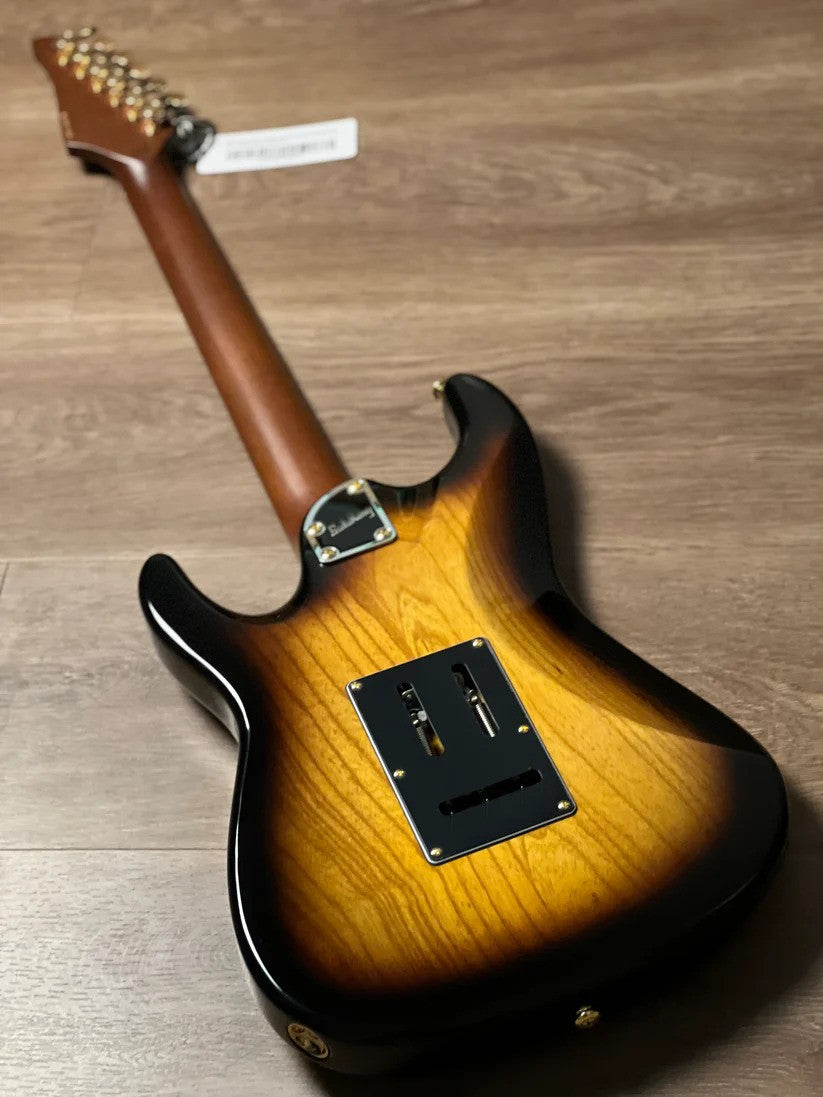 Soloking MS-1 Classic ASH in 2 Color Sunburst with Roasted Maple FB and Gold Hardware Nafiri Special Run