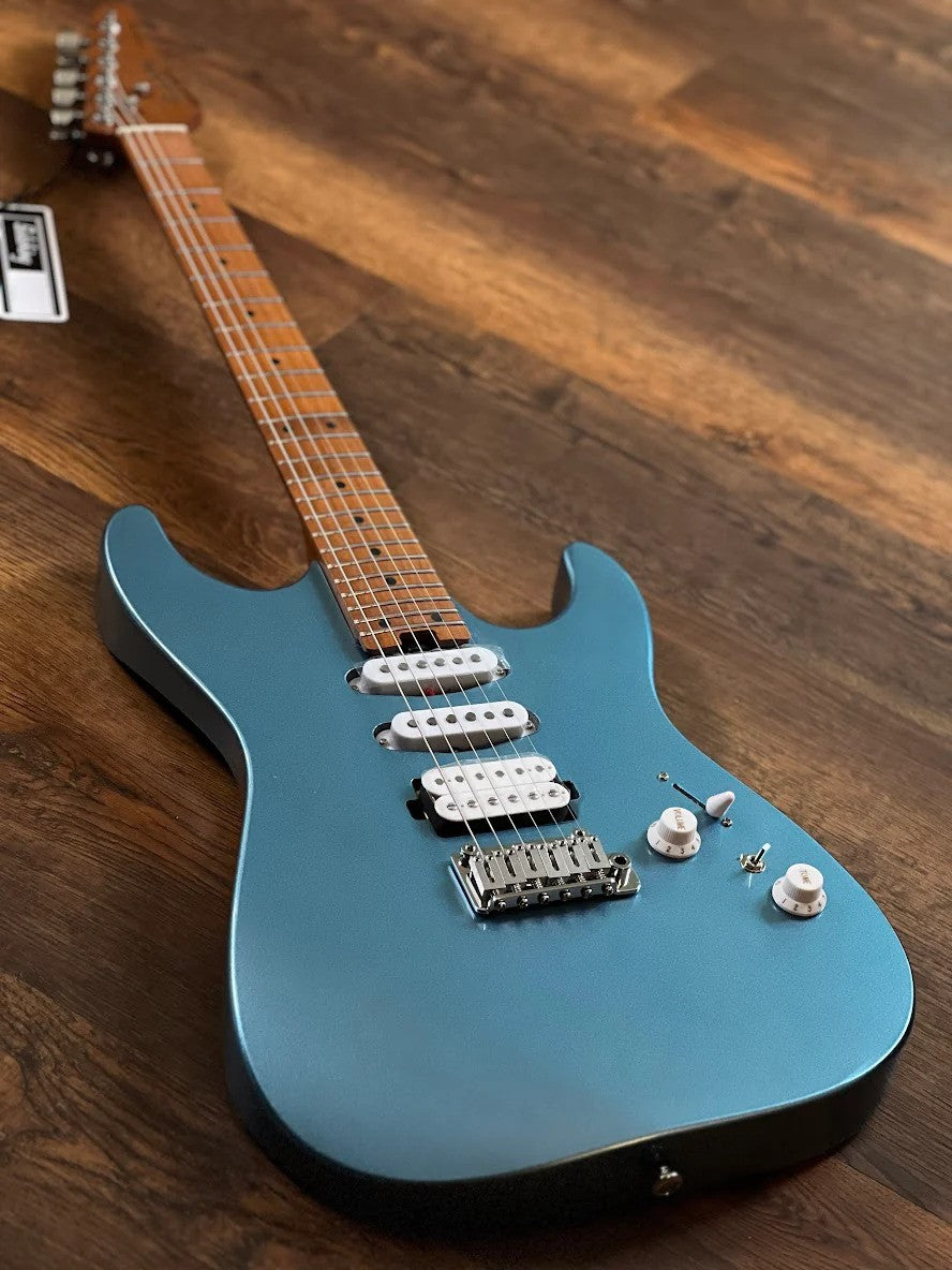 Soloking MS-1 Custom 24 HSS Flat Top in Ice Blue Metallic Nafiri Special Run
