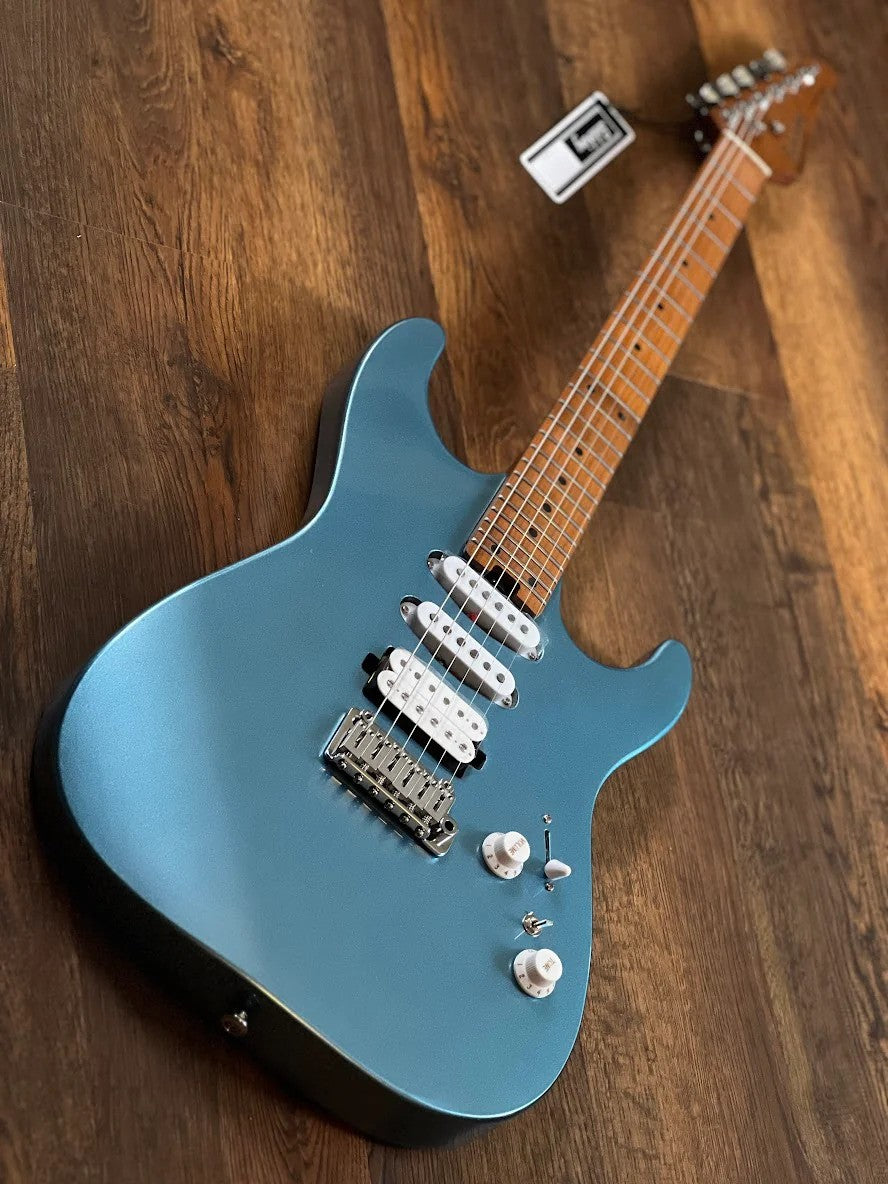 Soloking MS-1 Custom 24 HSS Flat Top in Ice Blue Metallic Nafiri Special Run
