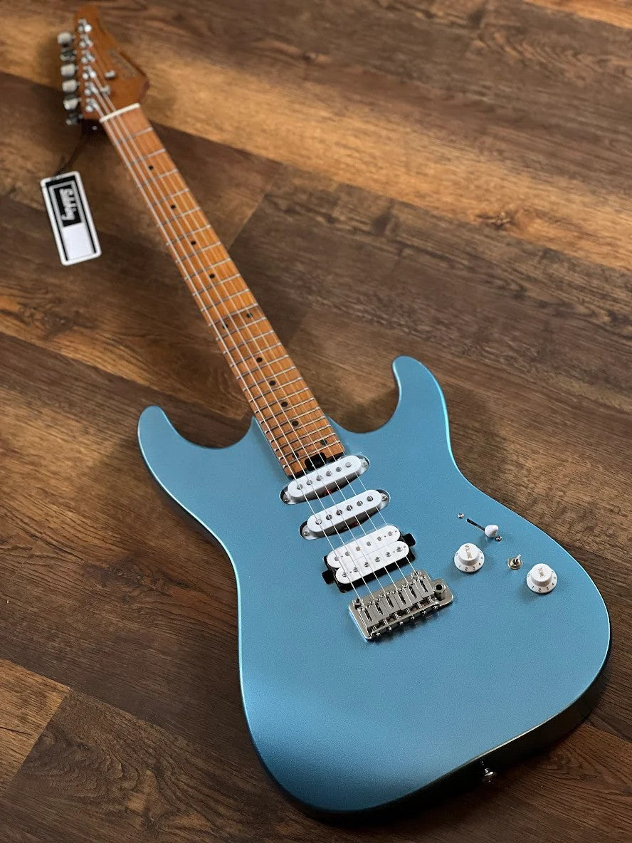 Soloking MS-1 Custom 24 HSS Flat Top in Ice Blue Metallic Nafiri Special Run