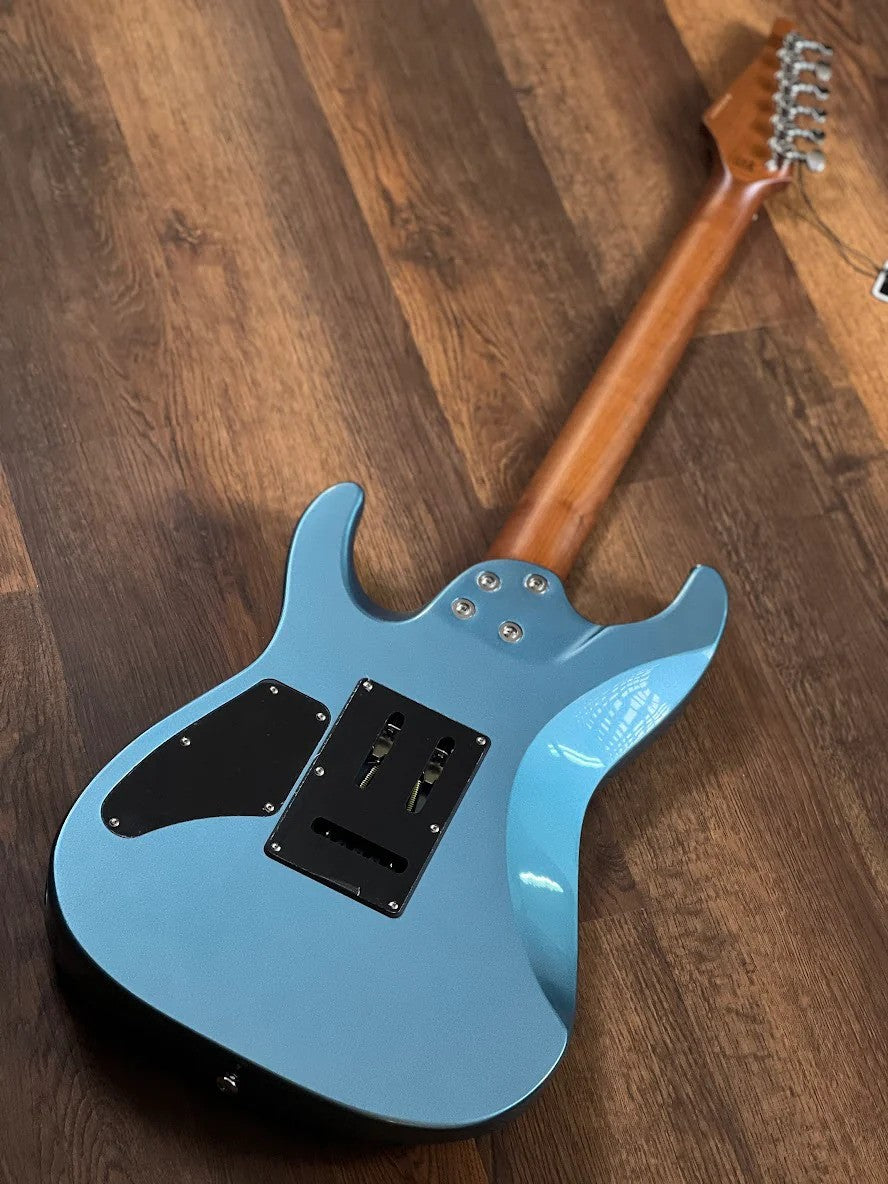 Soloking MS-1 Custom 24 HSS Flat Top in Ice Blue Metallic Nafiri Special Run