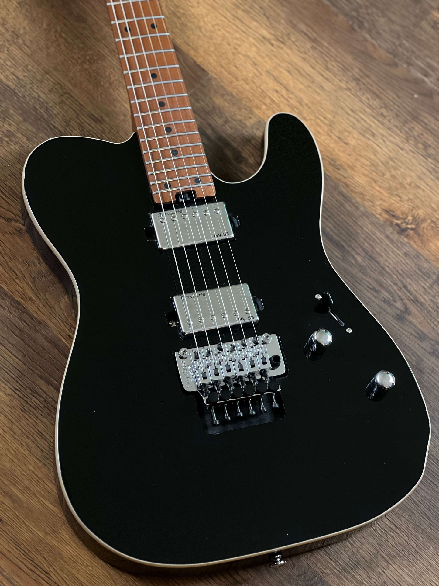 Soloking MT-1 Modern HH FR 24 in Black Nafiri Special Run