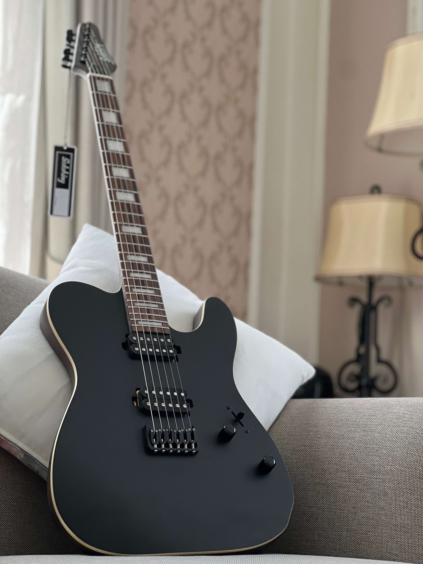 Soloking MT-1 Deluxe HH 24 Neck Thru in Satin Black Matte Nafiri Special Run