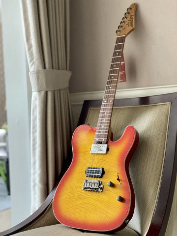 Soloking MT-1 FM 24 Deluxe in Cherry Burst