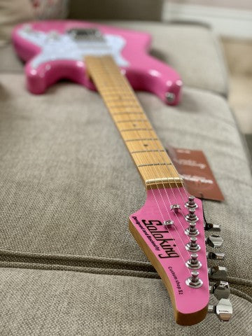 Soloking MS-1 Classic in Shelby Pink with Roasted Maple Neck
