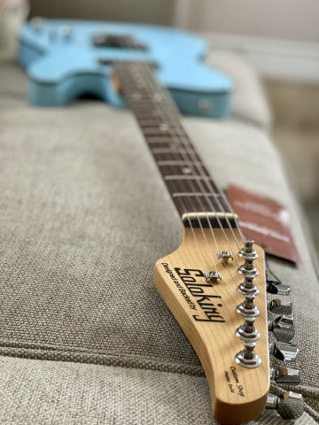 Soloking MT-1 Modern in Sonic Blue with Roasted Neck and Rosewood FB