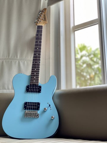 Soloking MT-1 Modern in Sonic Blue with Roasted Neck and Rosewood FB