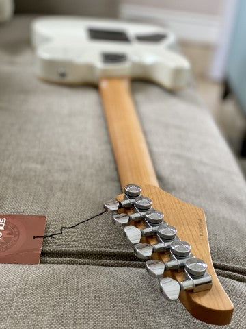 Soloking MT-1 Modern HH in Pearl White Metallic with Roasted Neck