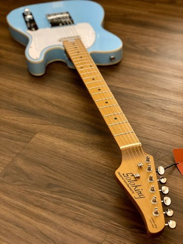 Soloking T-1B Vintage MKII with Roasted Maple Neck and Rosewood FB in Sonic Blue