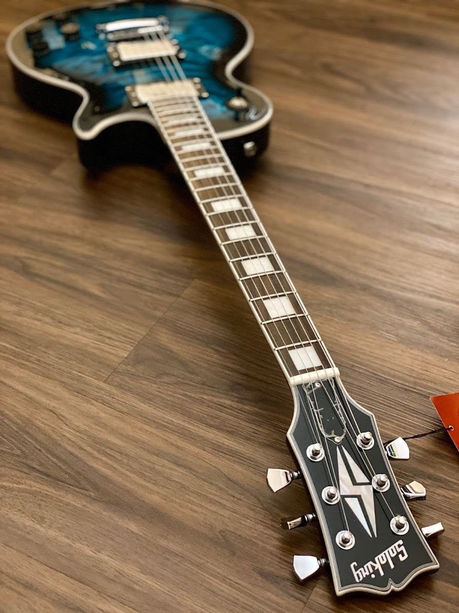 Soloking SLS60QM Deluxe in Teal Burst (Nafiri Music Special Run)