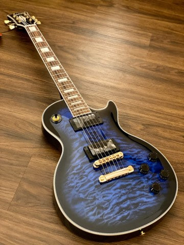 Soloking SLS60QM Deluxe in Black Aqua Burst (Nafiri Music Special Run)