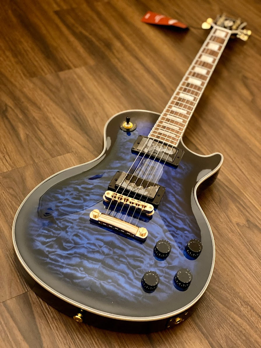 Soloking SLS60QM Deluxe in Black Aqua Burst (Nafiri Music Special Run)