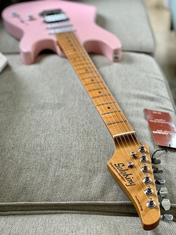 Soloking MS-1 Custom 24 HSS Flat Top in Satin Shell Pink (Nafiri Music Special Run)