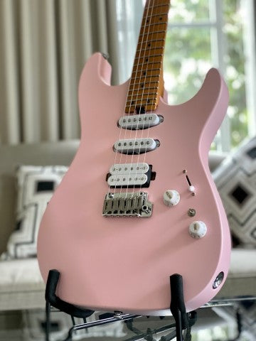 Soloking MS-1 Custom 24 HSS Flat Top in Satin Shell Pink (Nafiri Music Special Run)