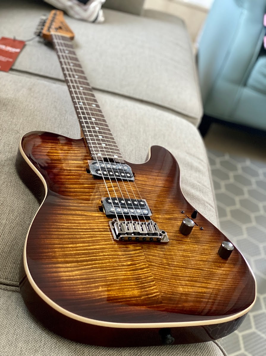 Soloking MT-1 FM 24 Deluxe MKII in Bengal Burst