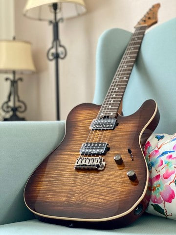 Soloking MT-1 FM 24 Deluxe MKII in Bengal Burst