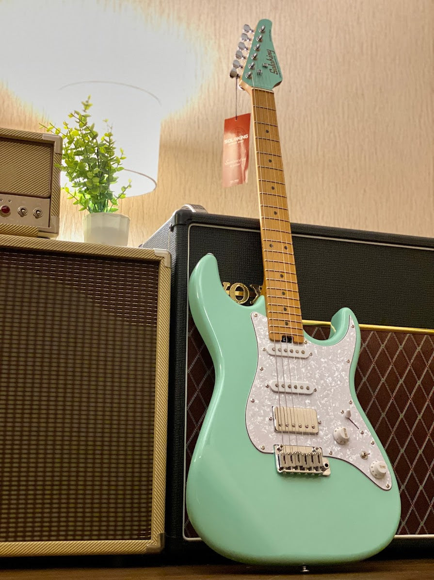 Soloking MS-1 Classic MKII in Seafoam Green and Roasted Maple FB