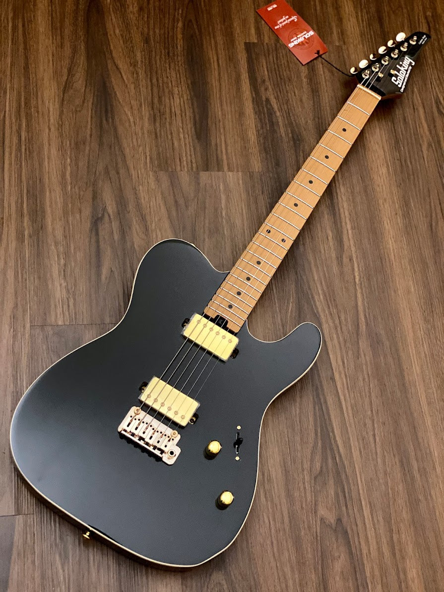 Soloking MT-1 Modern HH MKII in Black Beauty with Roasted Neck and Gold Hardware