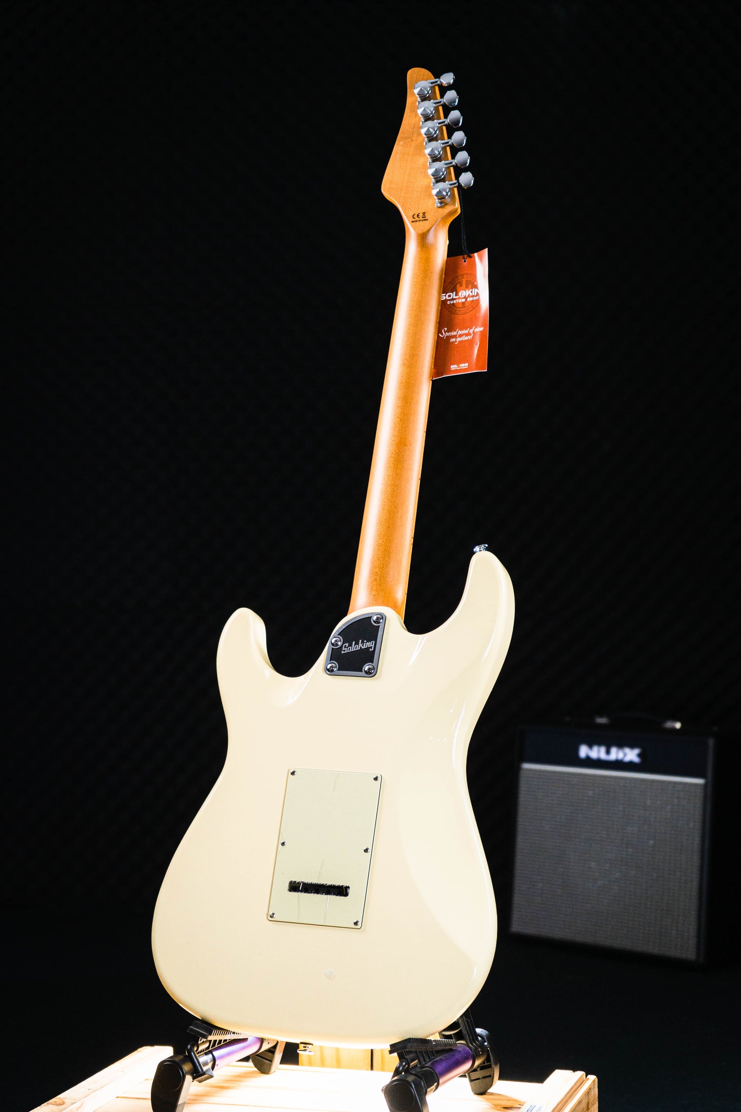 Soloking MS-1 Classic in Vintage White with Roasted Maple Neck and FB