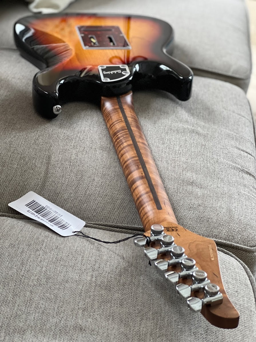 Soloking MS-1 Classic Ash FMN in 3 Color Sunburst with Roasted Flame Maple Neck Nafiri Special Run