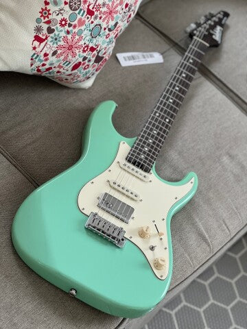 Soloking MS-11 Classic with One Piece Rosewood Neck in Surf Green Nafiri Special Run