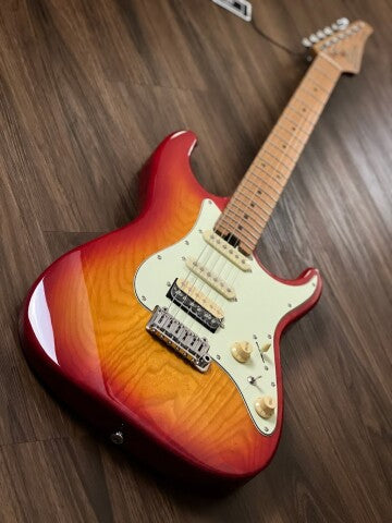 Soloking MS-1 Classic ASH in Plasma Red Burst Nafiri Special Run