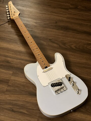 Soloking T-1B Vintage MKII with Roasted Maple Neck and FB in Faded Sonic Blue
