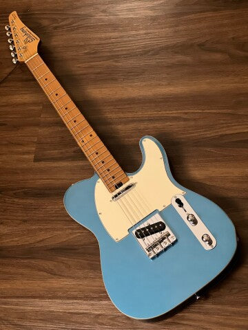 Soloking T-1B Vintage MKII with Roasted Maple Neck and FB in Tidepool