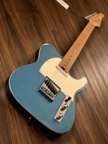 Soloking T-1B Vintage MKII with Roasted Maple Neck and FB in Tidepool