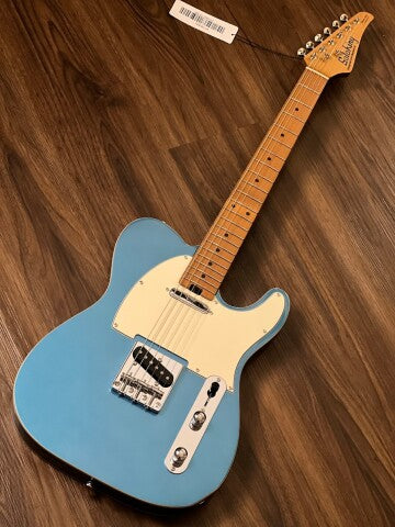 Soloking T-1B Vintage MKII with Roasted Maple Neck and FB in Tidepool