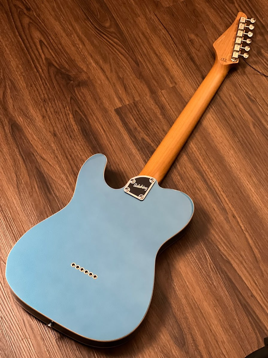Soloking T-1B Vintage MKII with Roasted Maple Neck and FB in Tidepool