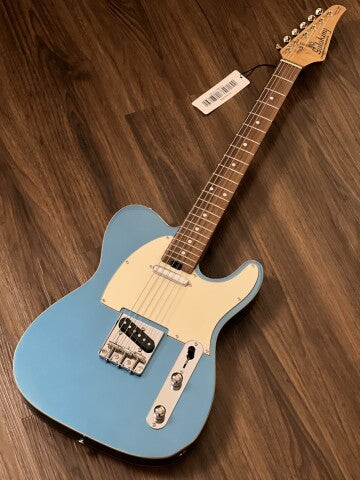 Soloking T-1B Vintage MKII with Roasted Maple Neck and Rosewood FB in Tidepool