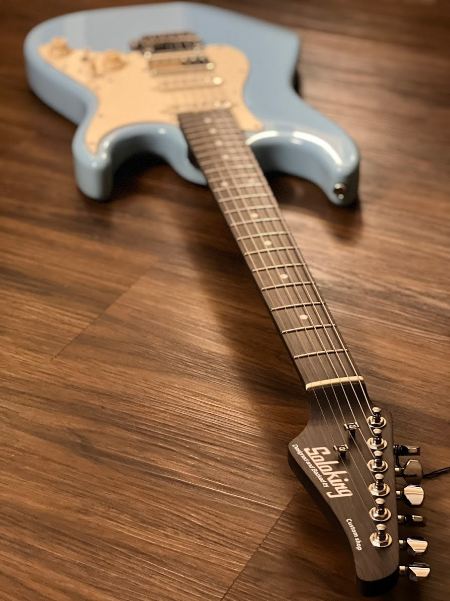 Soloking MS-11 Classic with One Piece Rosewood Neck in Daphne Blue Nafiri Special Run